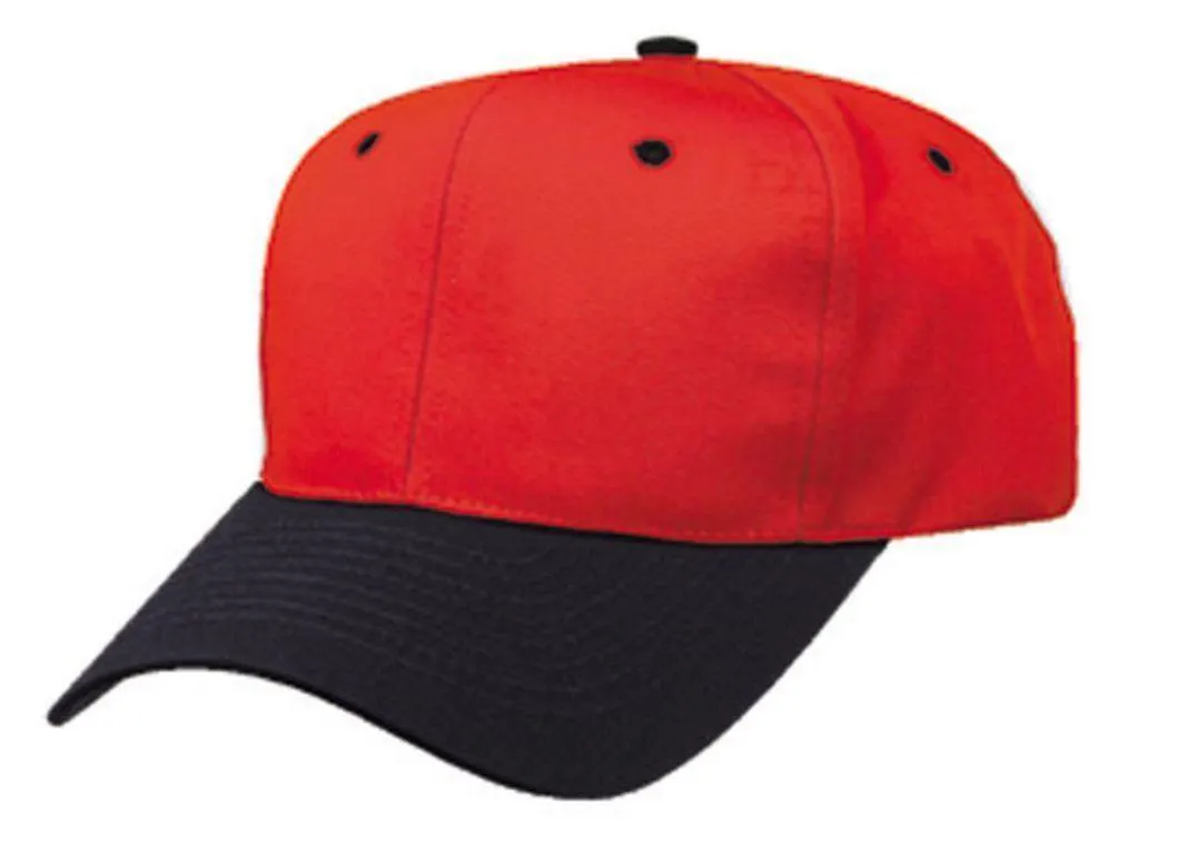 1 Dozen Blank Two Tone Cotton Twill Baseball Hats Caps Snapback Wholesale Lot Bulk