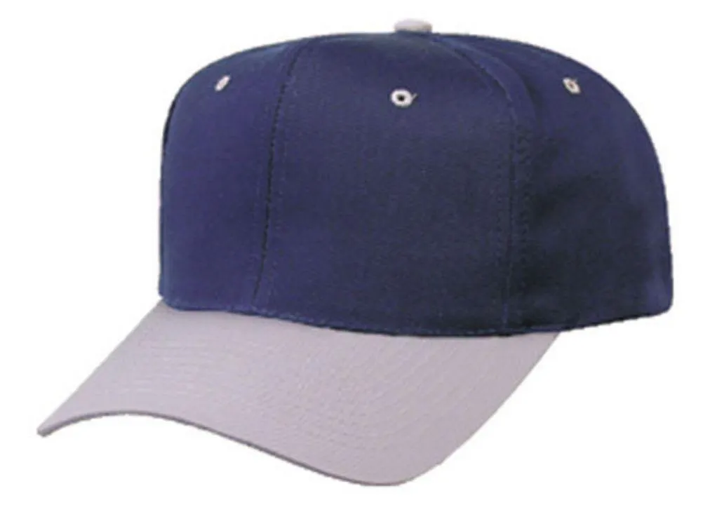 1 Dozen Blank Two Tone Cotton Twill Baseball Hats Caps Snapback Wholesale Lot Bulk