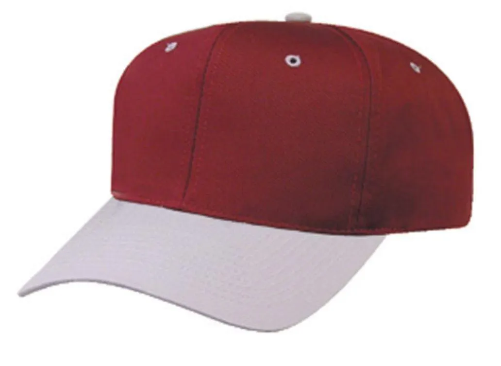 1 Dozen Blank Two Tone Cotton Twill Baseball Hats Caps Snapback Wholesale Lot Bulk