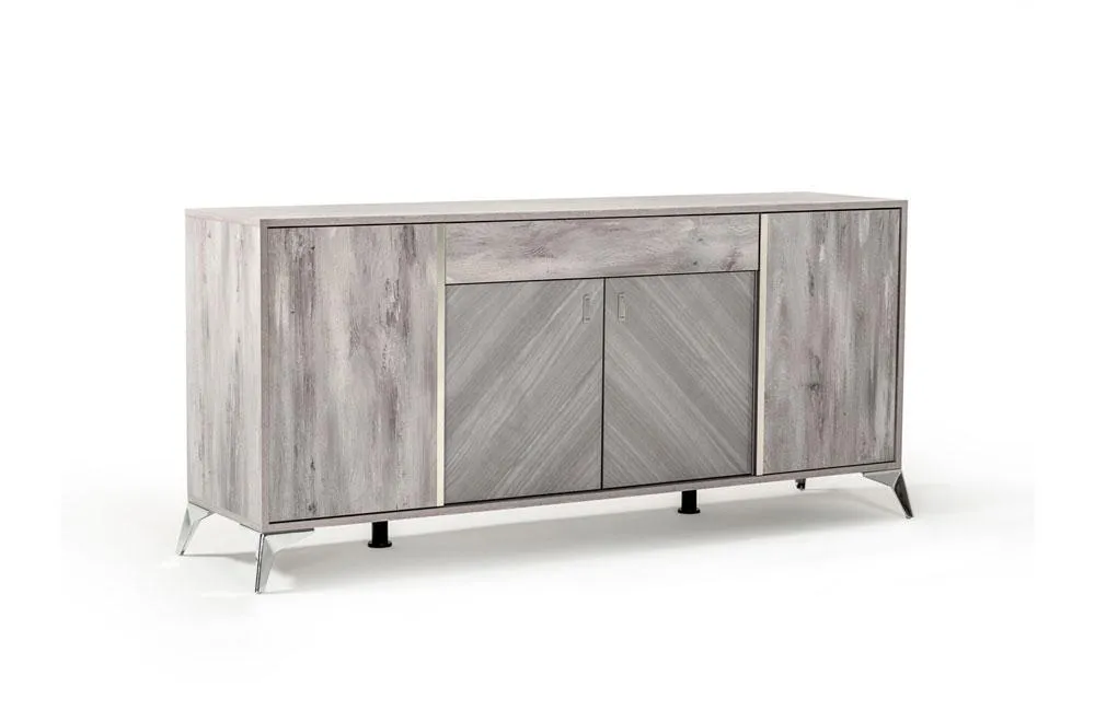 Alexa Italian Modern Gray Buffet