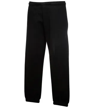 Black - Kids classic elasticated cuff jog pants
