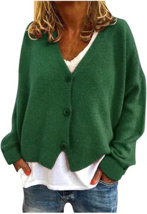 Cardigan Sweaters for Women Button Up Long Sleve Lightweight Cardigans Loose Crochet Trendy Outfits 2025 Boho Jacket
