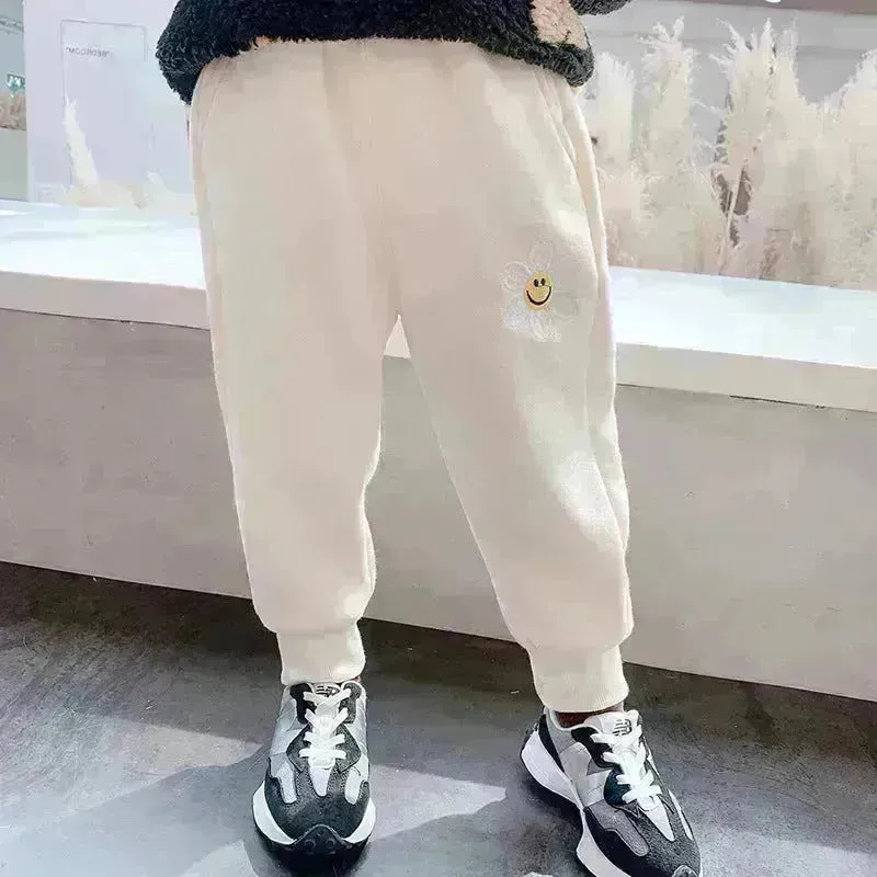 Children's Western Style Autumn And Winter Clothes, Children's Winter Pants Kids Winter trouser wear