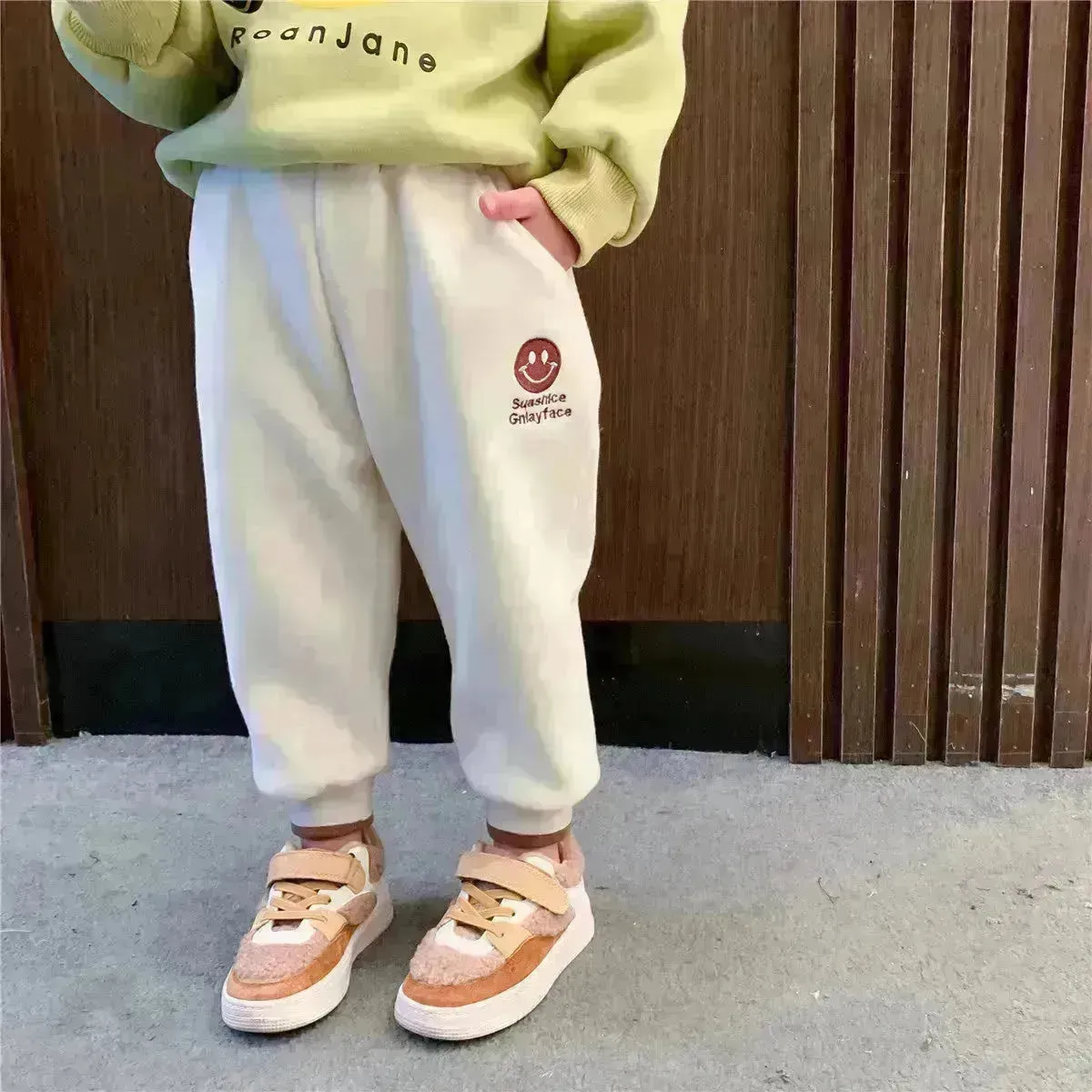Children's Western Style Autumn And Winter Clothes, Children's Winter Pants Kids Winter trouser wear
