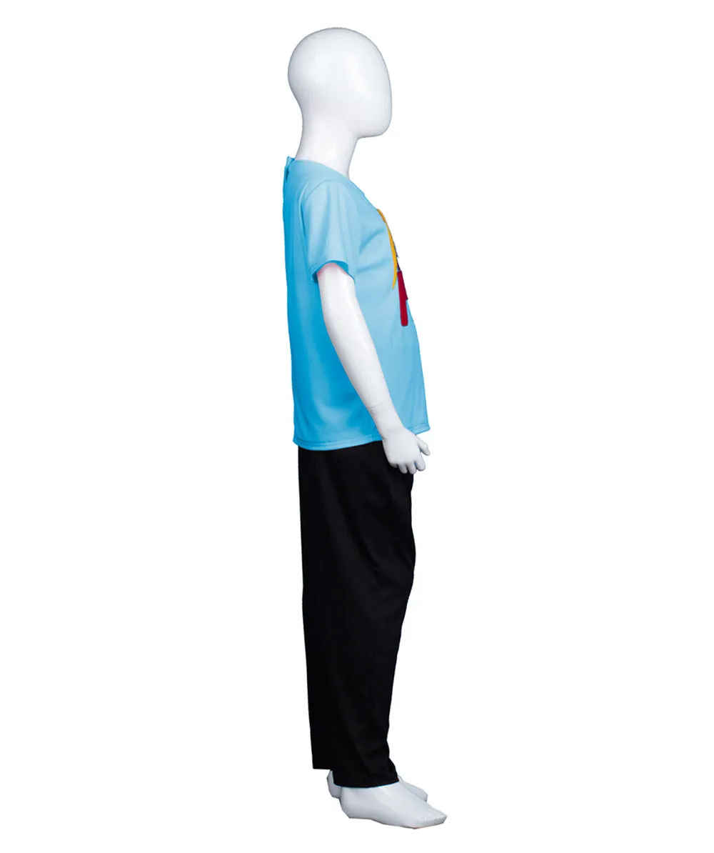 Child's Elephant President Hair Style T-shirt  |  Lt. Blue Cosplay Costume