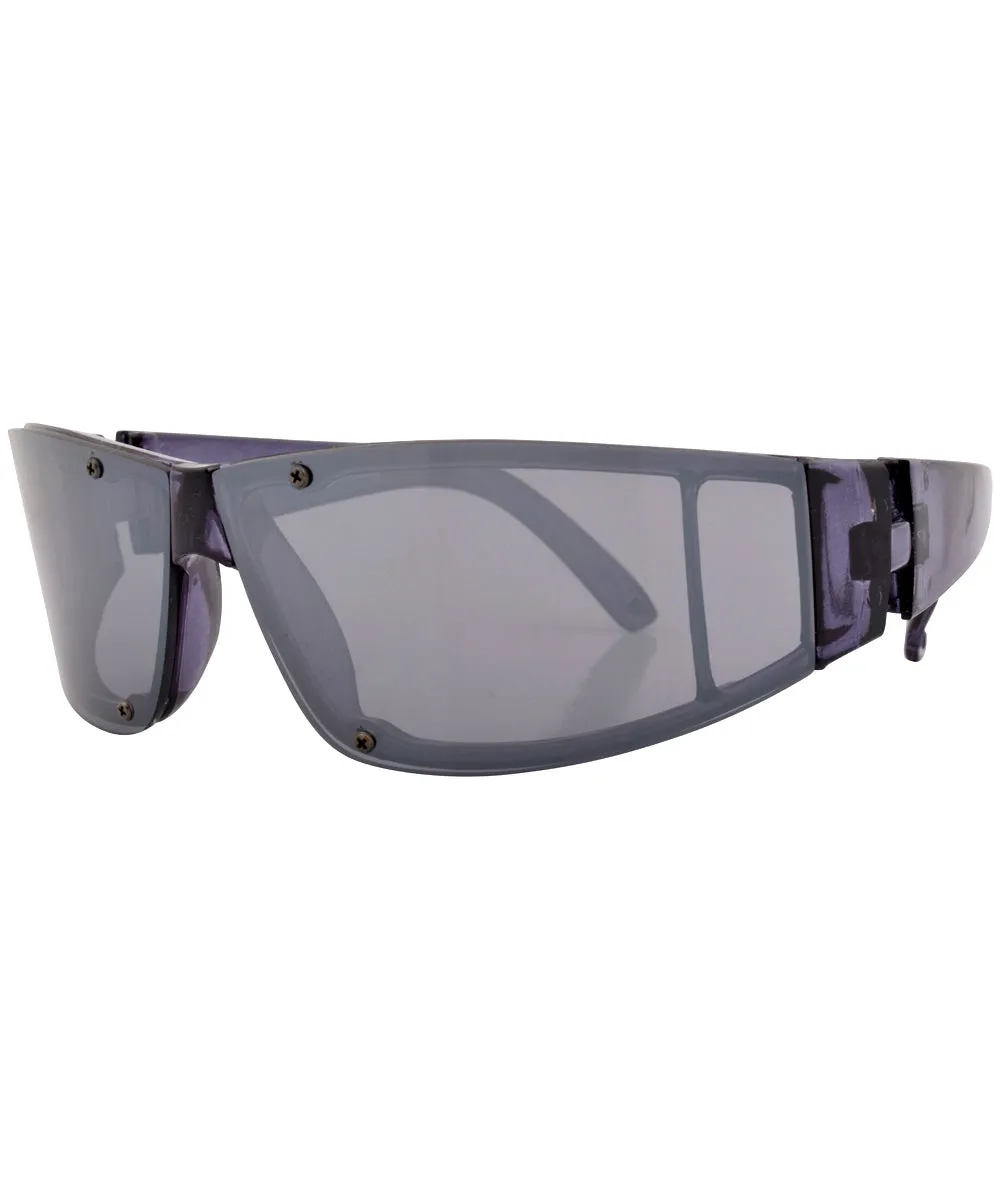 CHOPS Black/Purple Sports Sunglasses