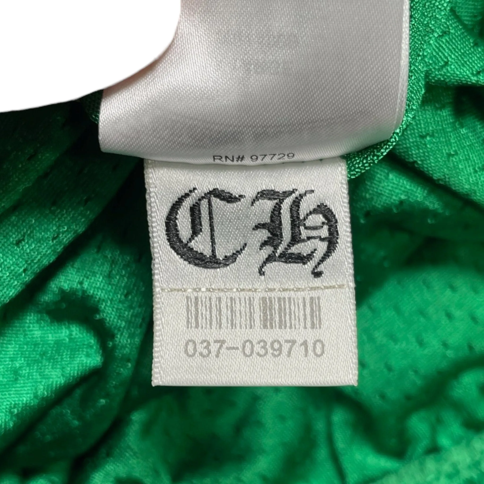 Chrome Hearts Sports Mesh Varsity Pants Green Yellow