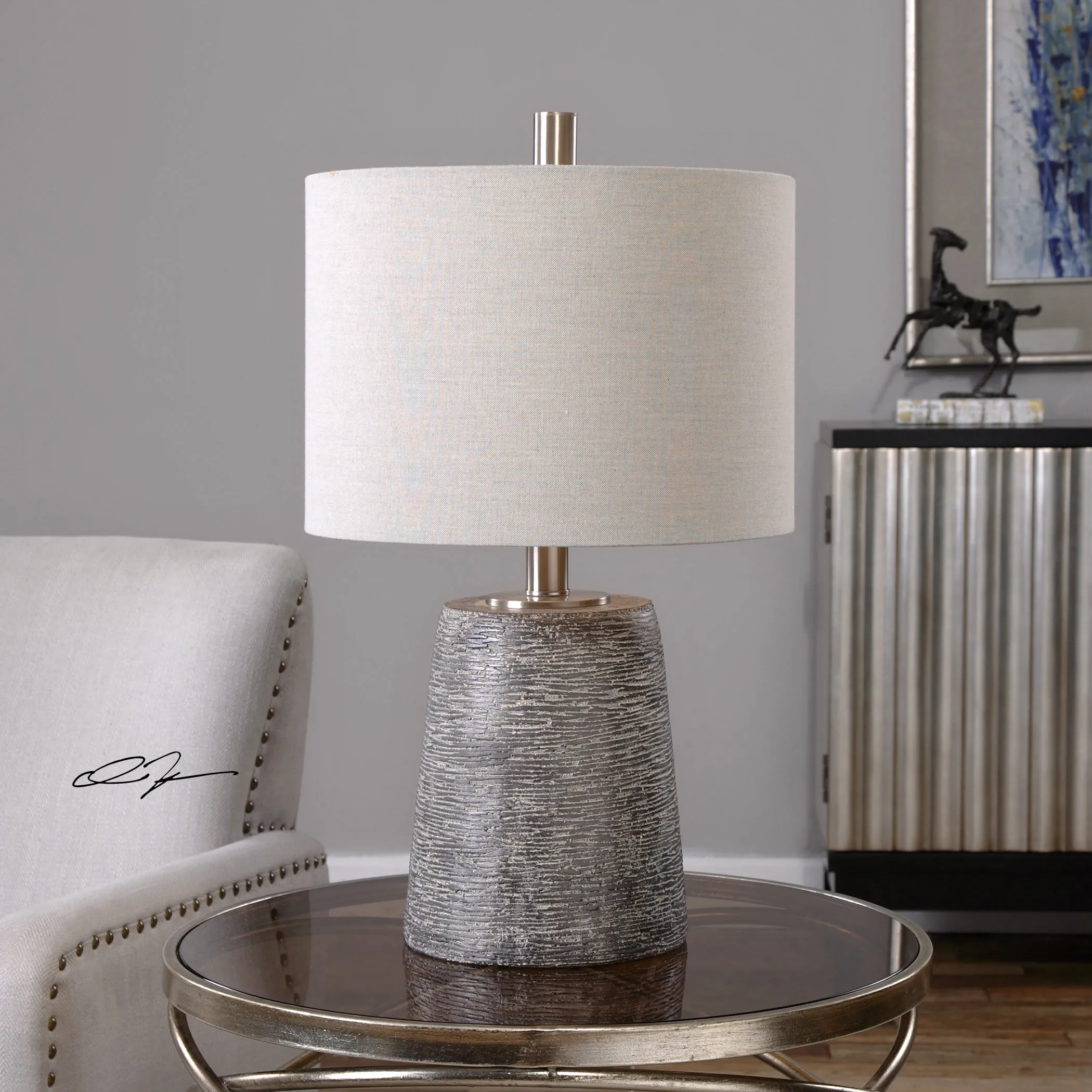 Duron Bronze Ceramic Lamp