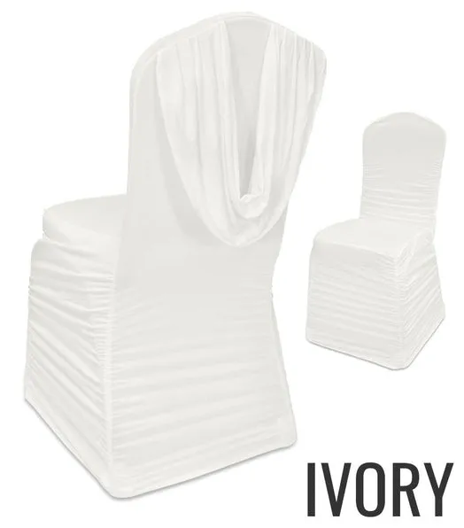 Economy Spandex - Arch-Back Rouge Chair Cover