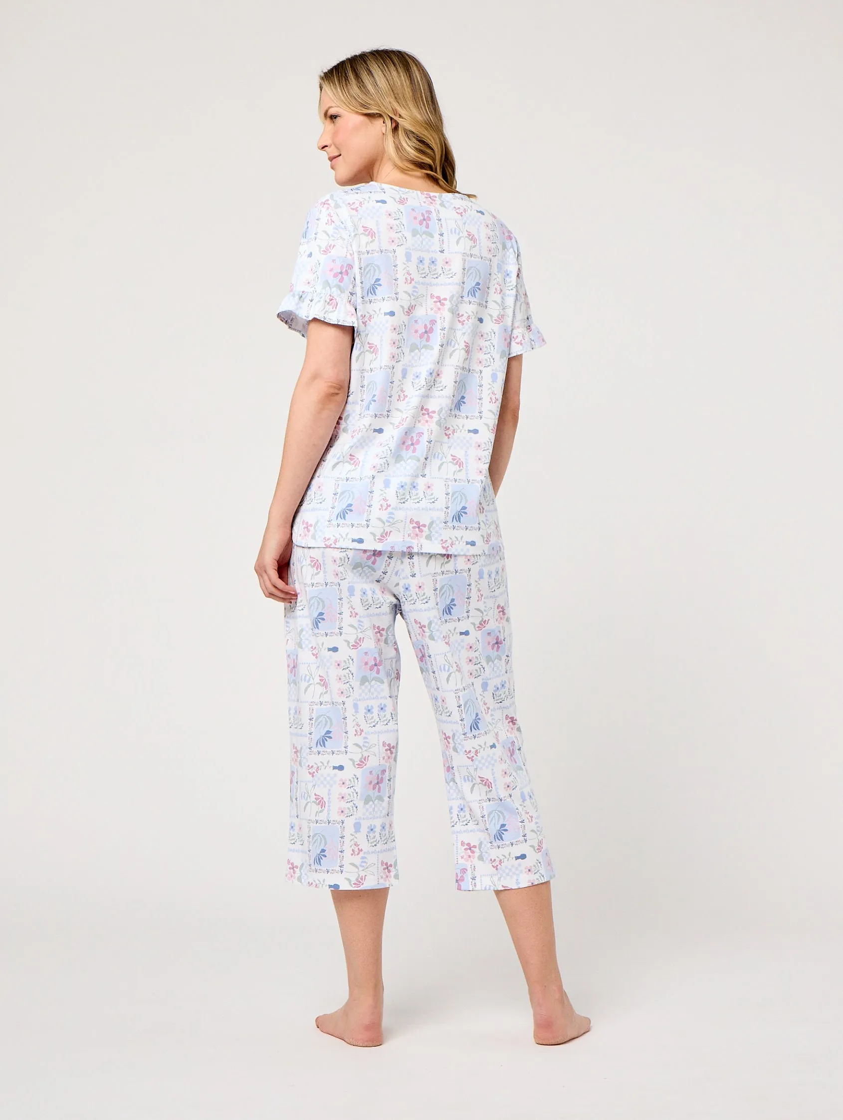 Fayte Short Sleeve 3/4 Pyjama Set