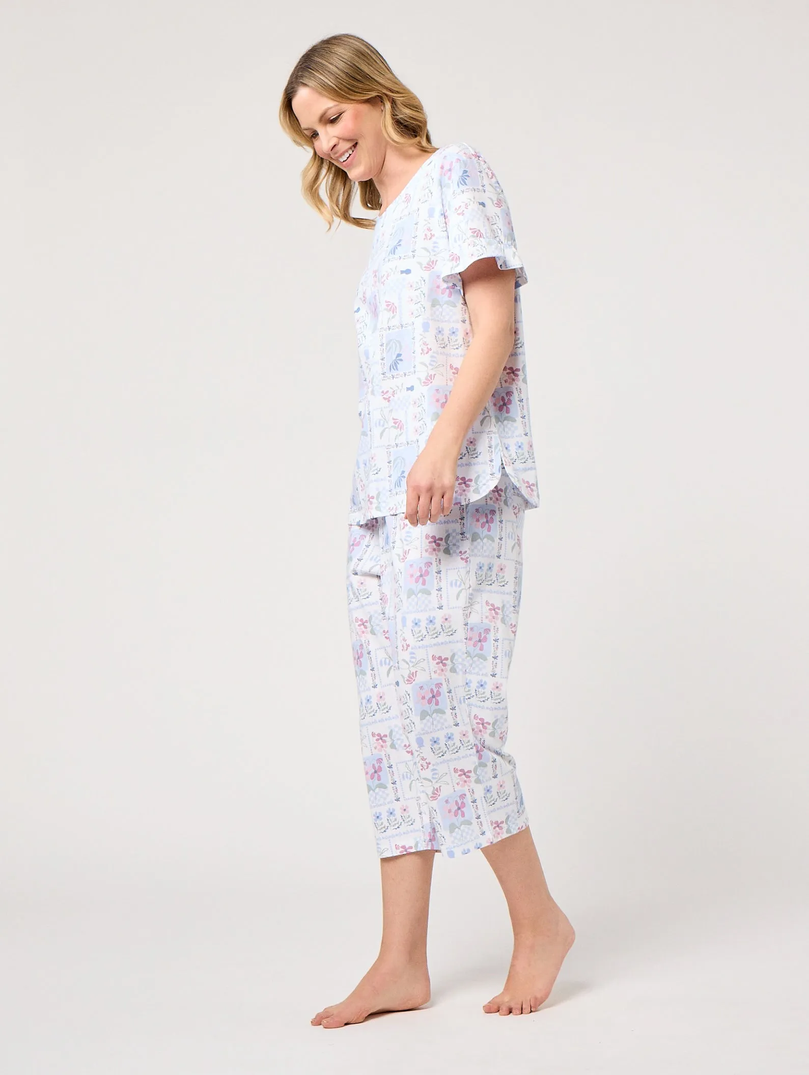 Fayte Short Sleeve 3/4 Pyjama Set