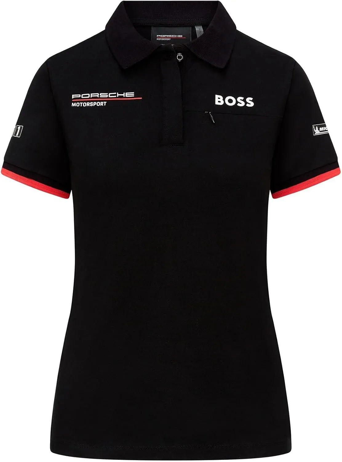 Fuel For Fans Women's Porsche Motorsport Team Polo T-Shirt - Black - XX-Small