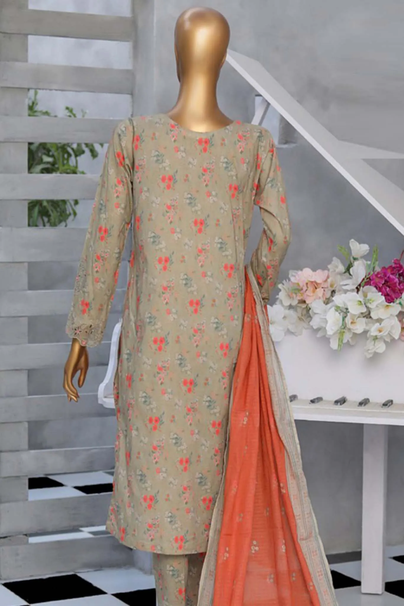 HZ Print & Needle Cutwork Pret Collection'2023-CCP-09
