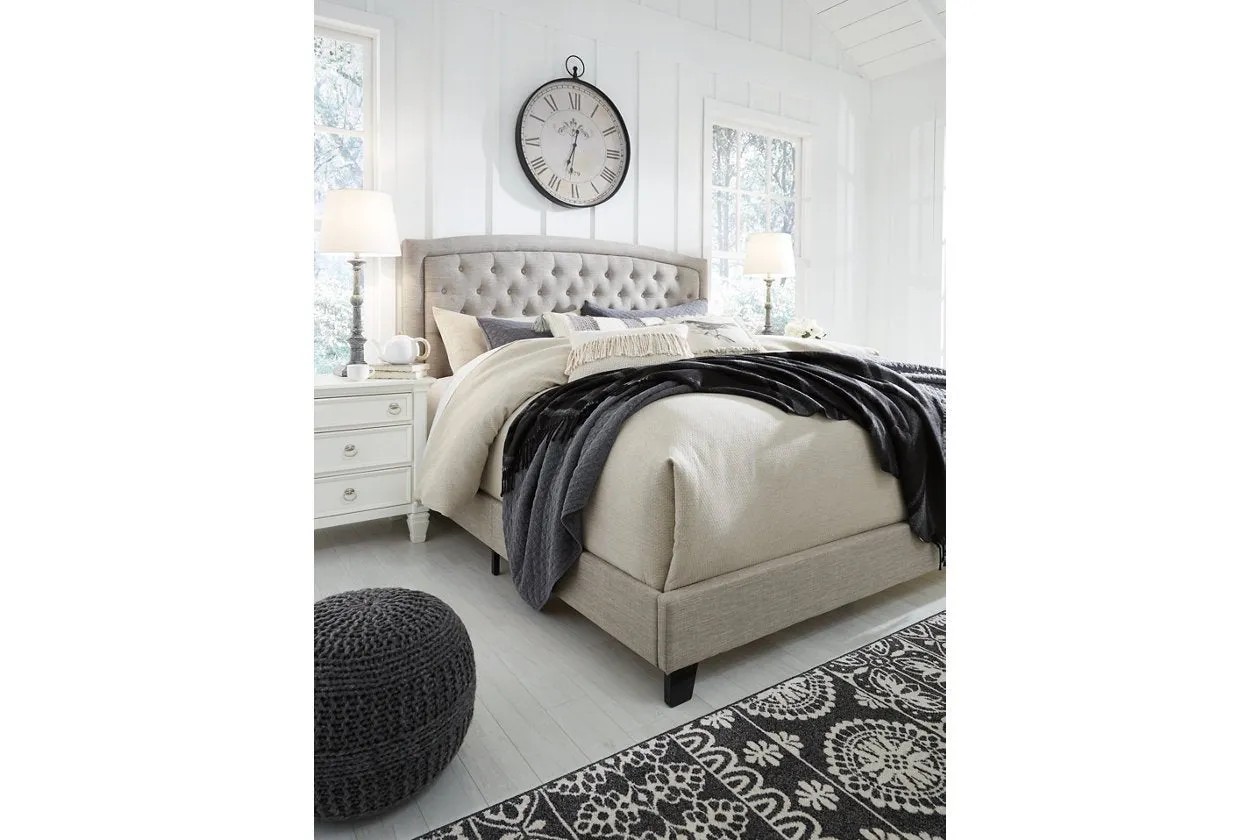 Jerary Gray King Upholstered Bed