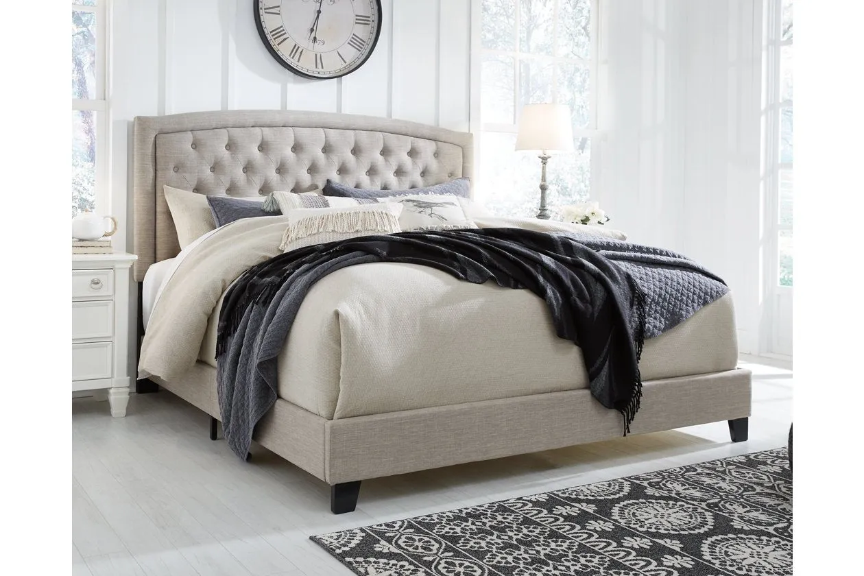 Jerary Gray King Upholstered Bed