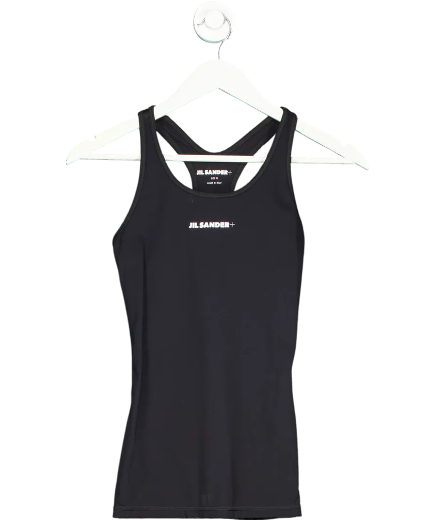 Jil Sander Black Sports Tank Top UK XS