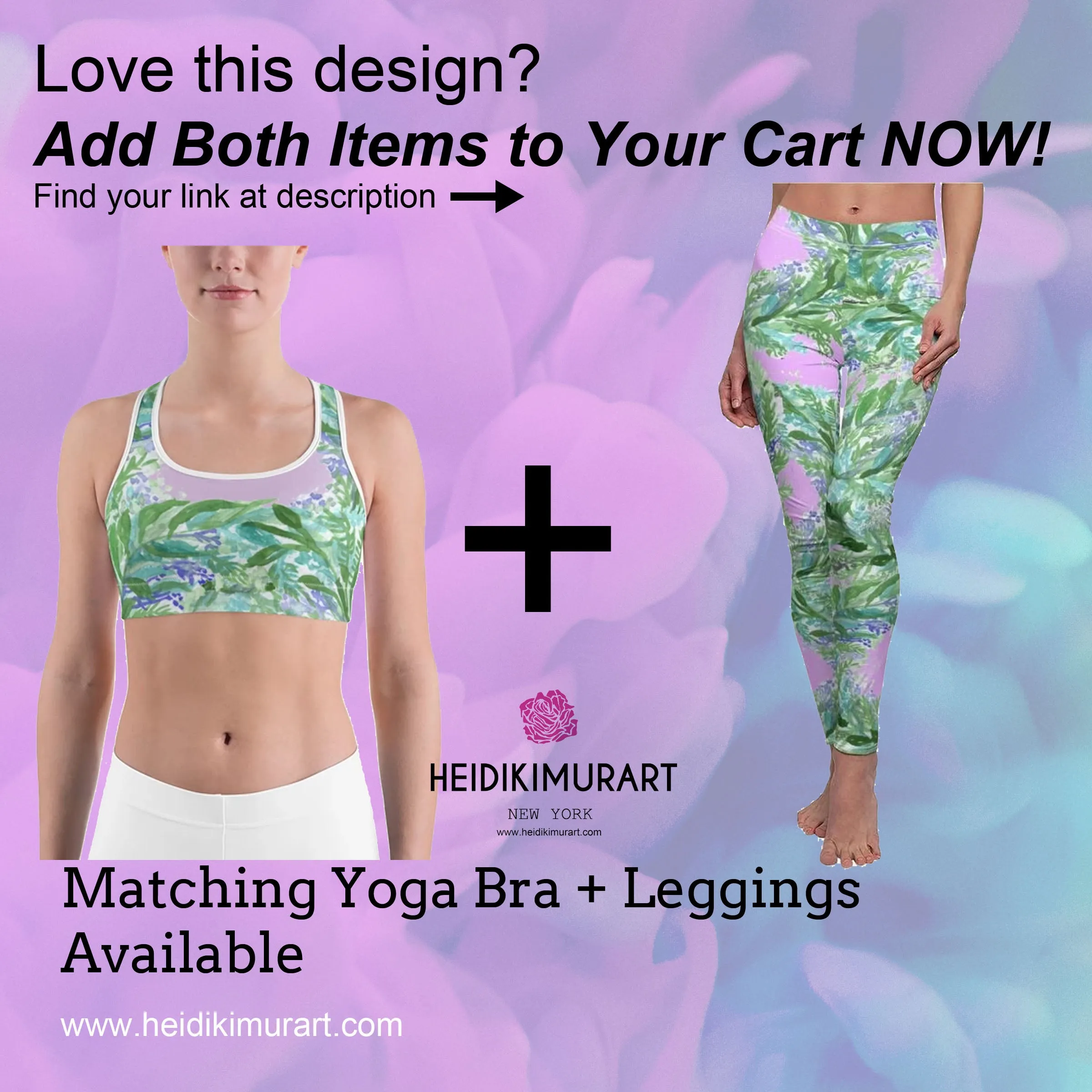 Lavender Sports Bra, Pink Violet French Lavender Women's Fitness Bra-Made in USA (US Size: XS-2XL)