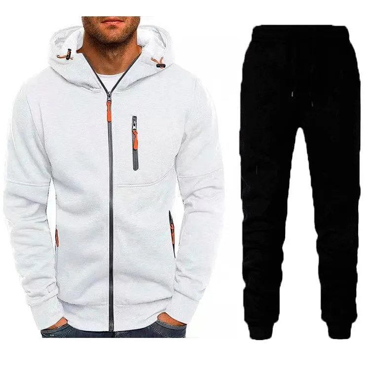 LovelyRLovely Men's Two-piece Zipper Sport Suit