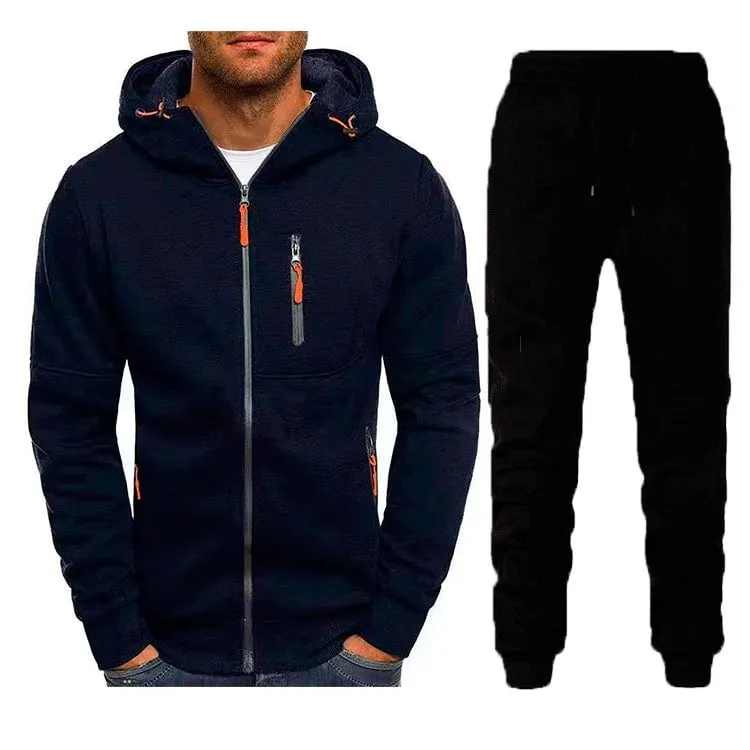 LovelyRLovely Men's Two-piece Zipper Sport Suit