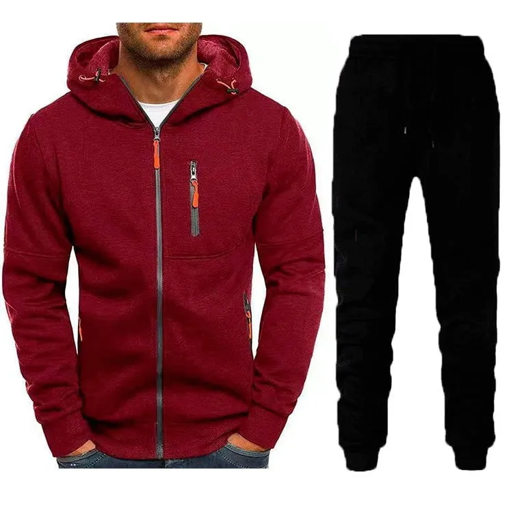 LovelyRLovely Men's Two-piece Zipper Sport Suit