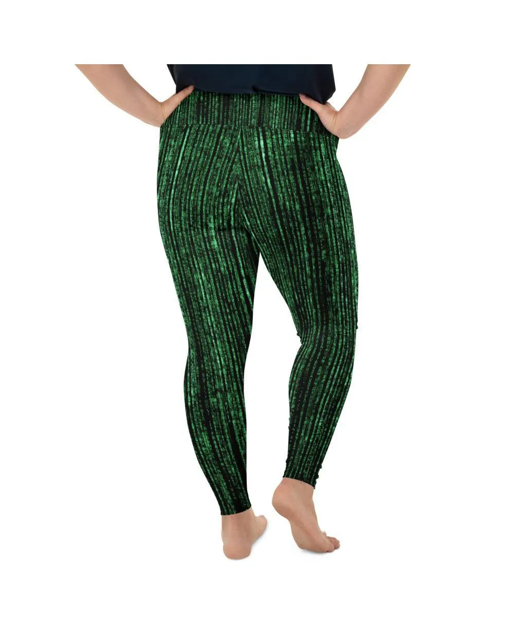 Matrix Inspired Plus Size Leggings
