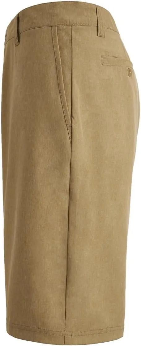 Mens Cargo Shorts Hybrid Amphibian Workout Pants Casual Athletic Golf Workout Lightweight Multi Pockets Twill Short