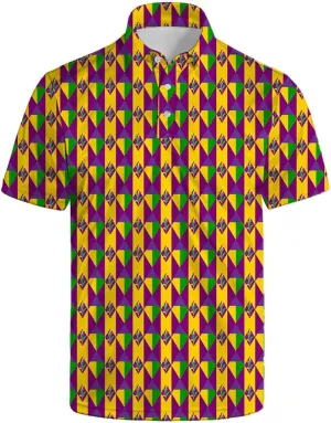 Men's Golf Polo Shirts Short Sleeve Performance Moisture Wicking Dry Fit Golf Shirts for Men