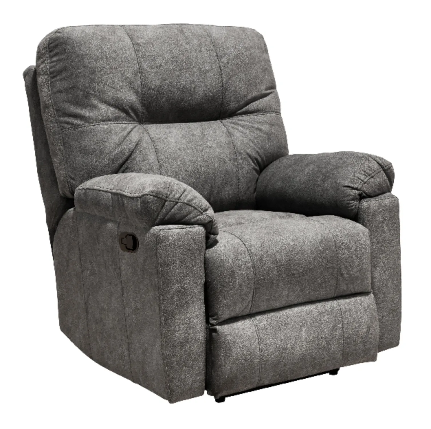 Muncey Polyester Recliner - Grey