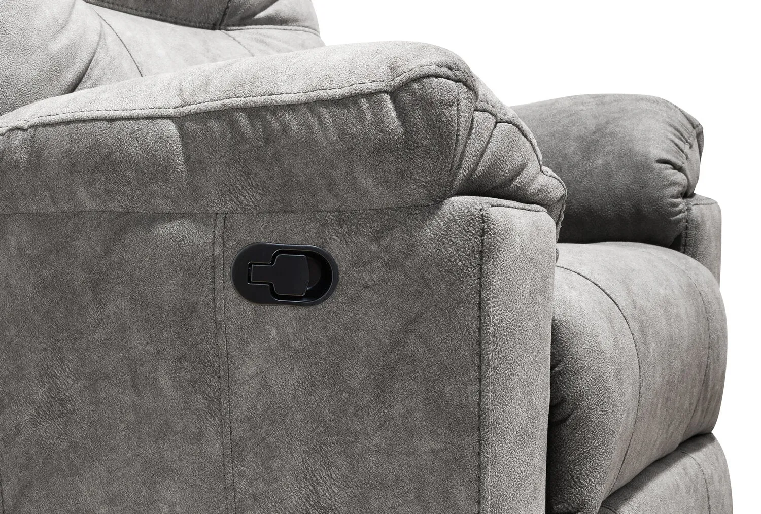 Muncey Polyester Recliner - Grey