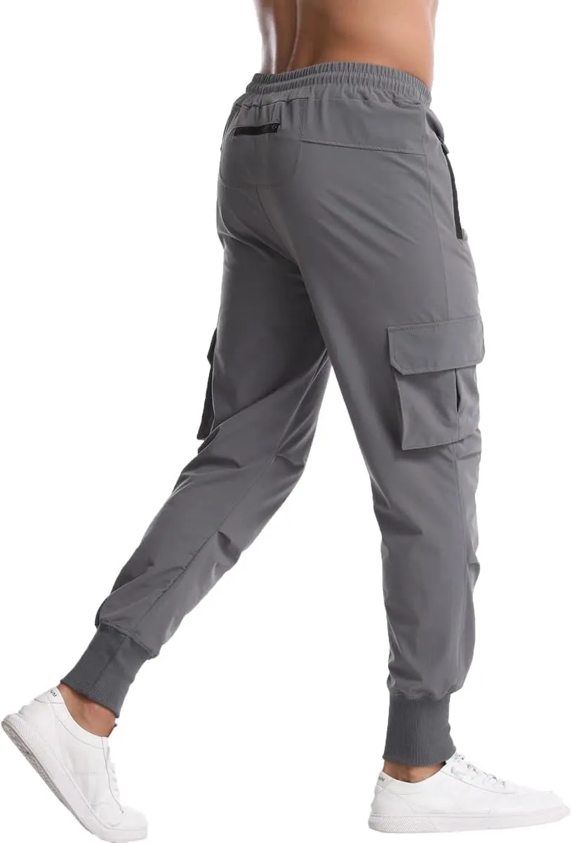 Muscle Killer Mens Running Jogger Pants Workout Athletic Sweatpants Lightweight Quick Dry Tapered Hiking Pants Sports Pants