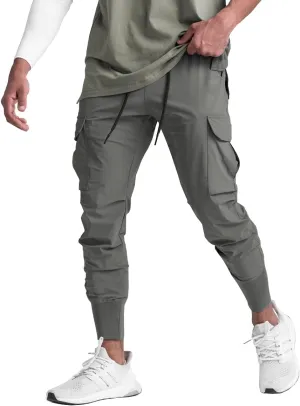 Muscle Killer Mens Running Jogger Pants Workout Athletic Sweatpants Lightweight Quick Dry Tapered Hiking Pants Sports Pants