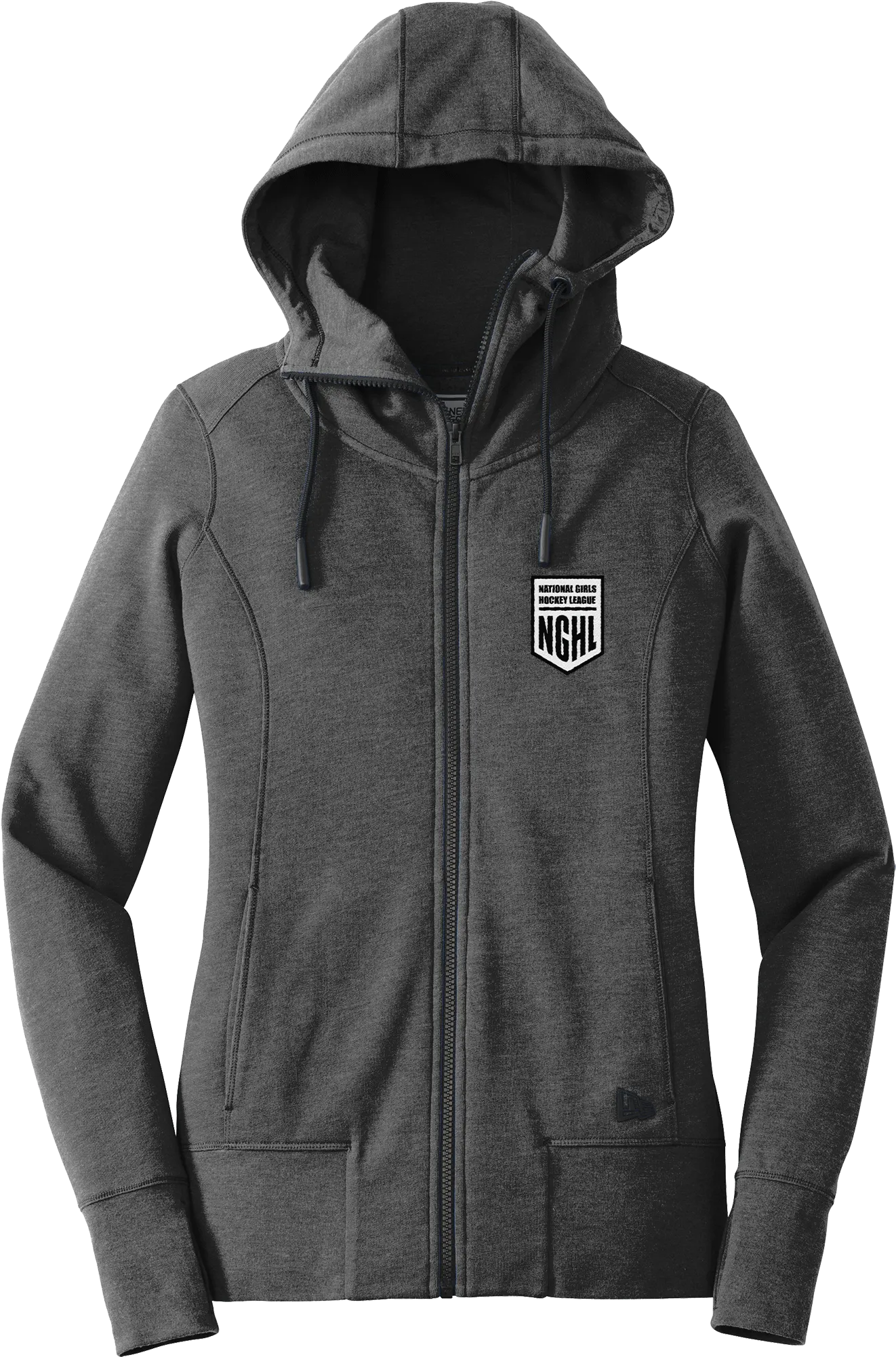 NGHL New Era Ladies Tri-Blend Fleece Full-Zip Hoodie