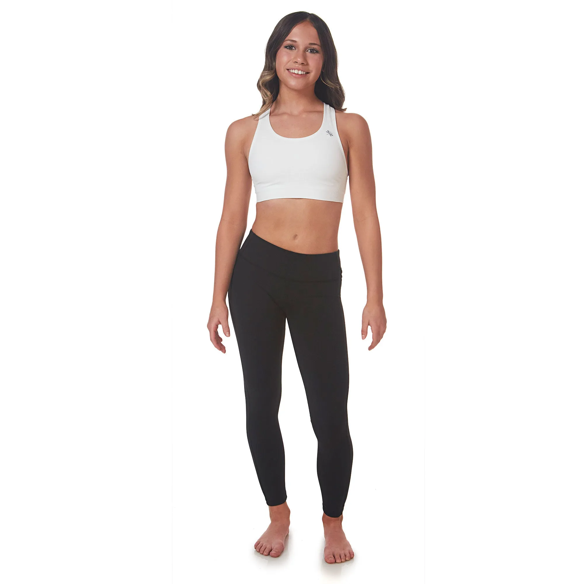 Racer Seamless Sports Bra - White