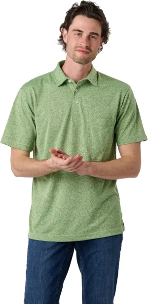 Recover Men's Recycled Polyester Polo Shirt  Moisture-Wicking, Lightweight & Breathable, Athletic Fit