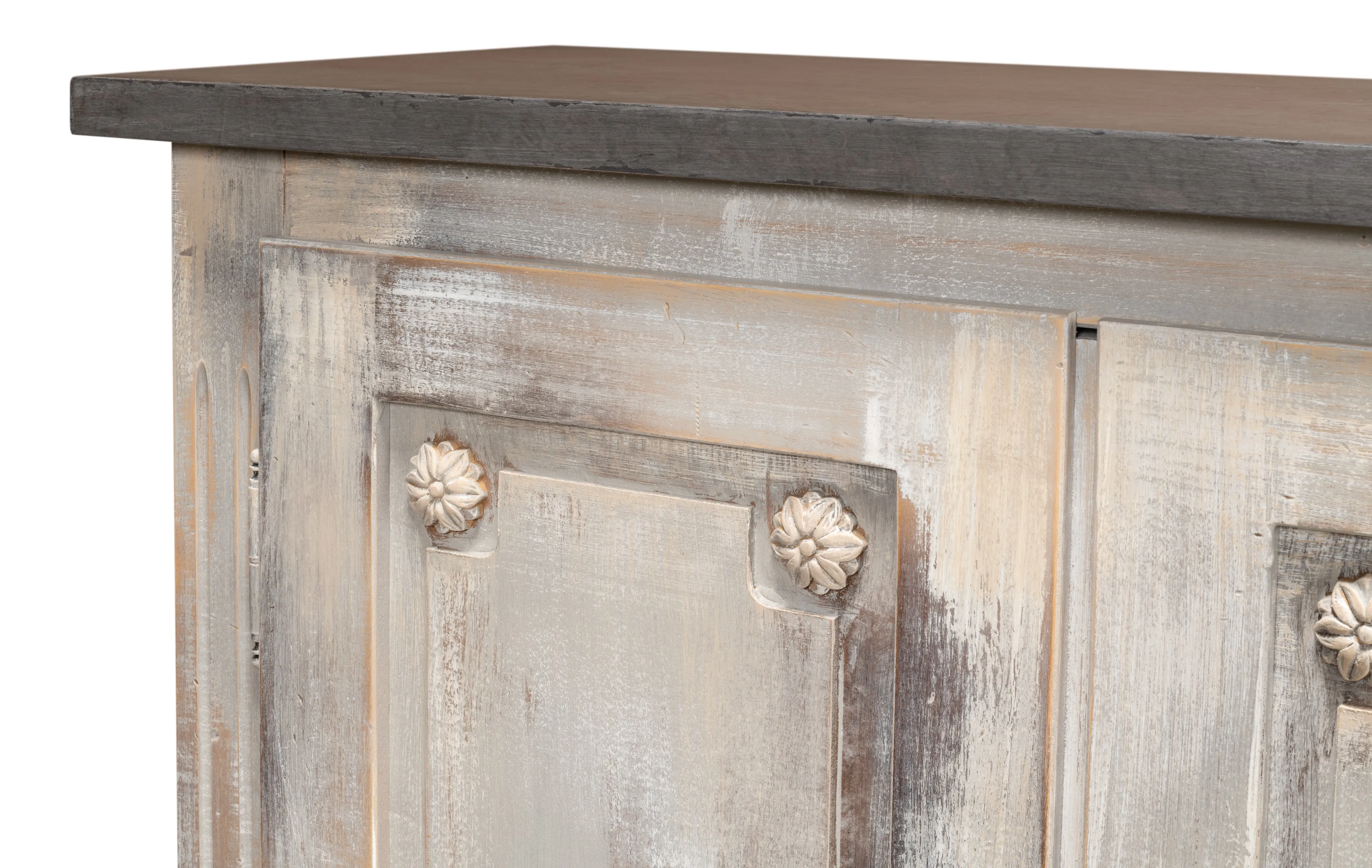 Sarreid - Bellagio Sideboard  96 Grey Oak - Grey - Traditional