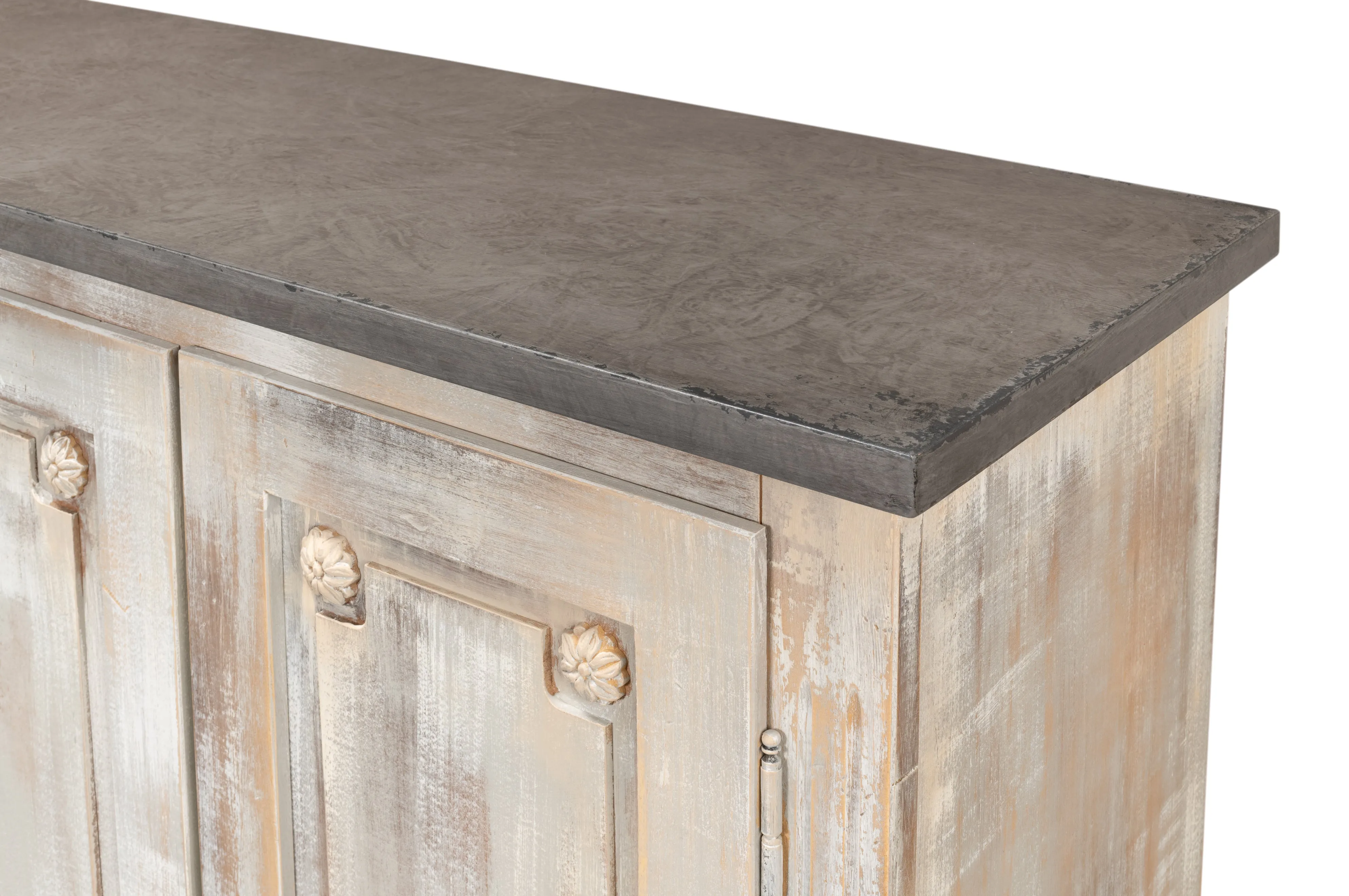 Sarreid - Bellagio Sideboard  96 Grey Oak - Grey - Traditional