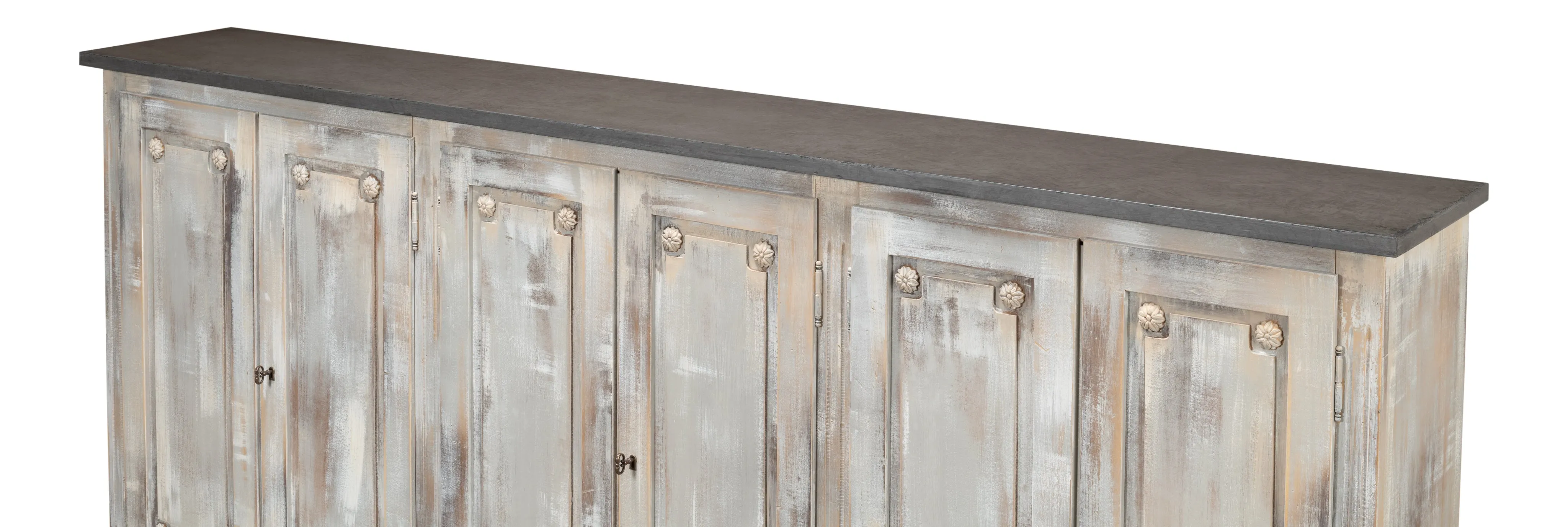 Sarreid - Bellagio Sideboard  96 Grey Oak - Grey - Traditional