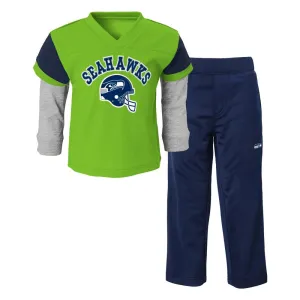 Seahawks Infant/Toddler Jersey Style Pant Set