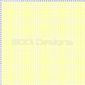 Spandex Gingham Lemon Small
