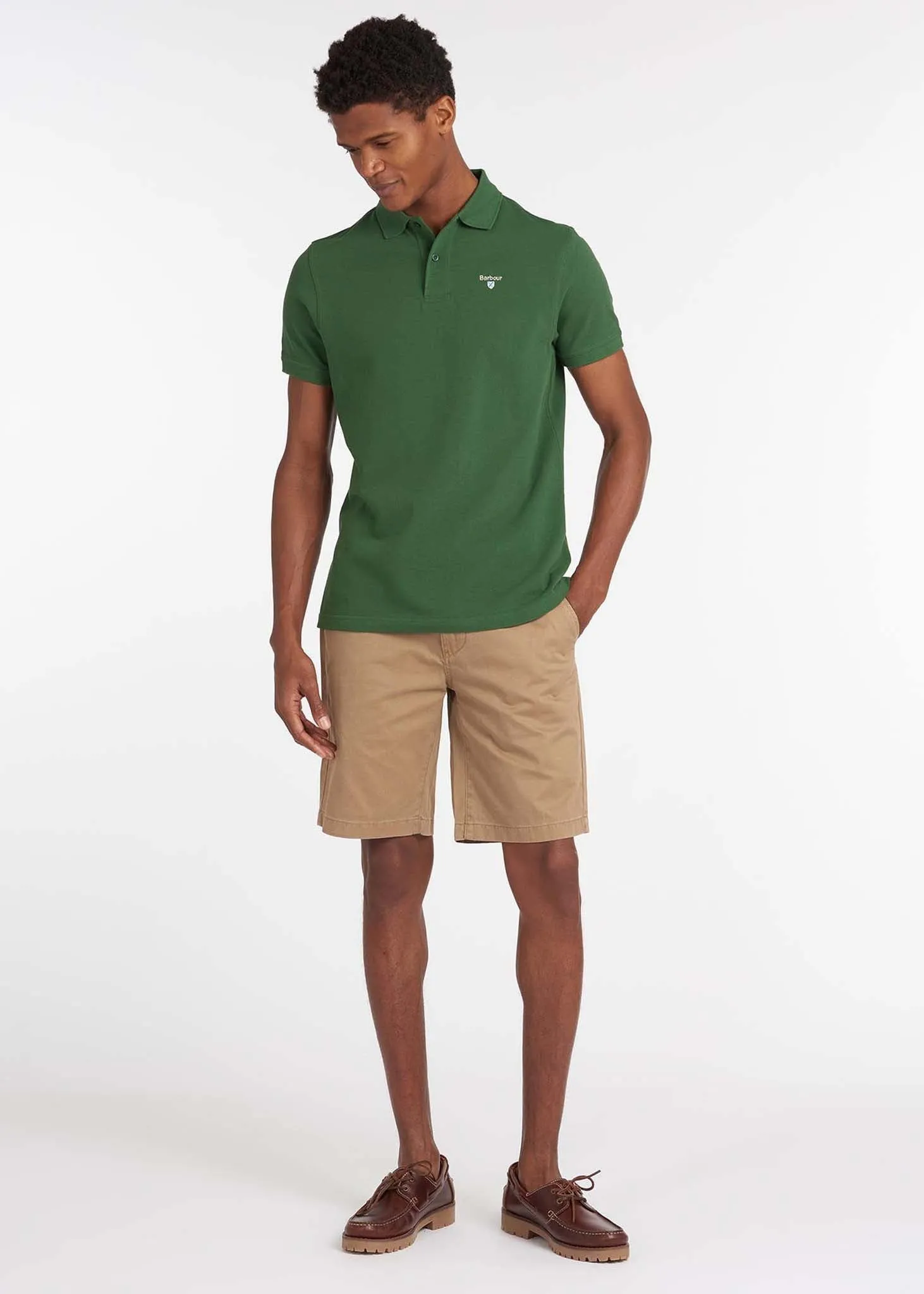 Sports polo - racing green