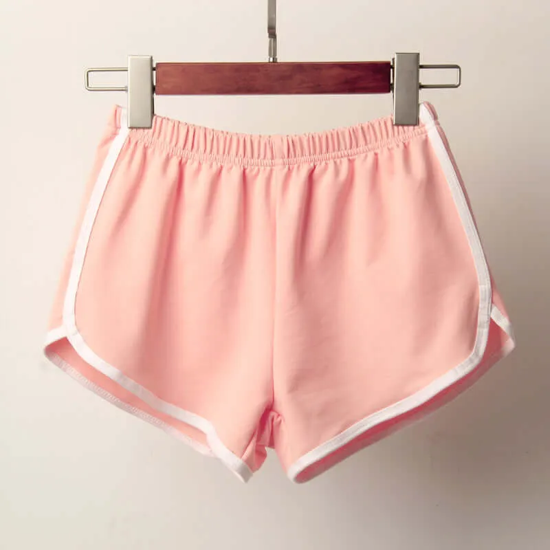 Sports shorts female summer 2020 casual fashion streaming cotton three pants new Korean version of the beach hot pants