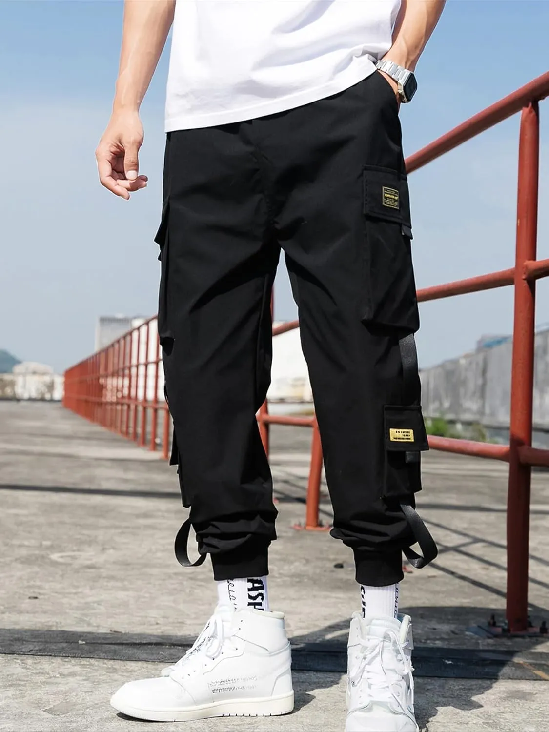 Streetwear Hip Hop Pants Cargo Pants Joggers Casual Active Sports Sweatpants for Men Couple Women Unisex