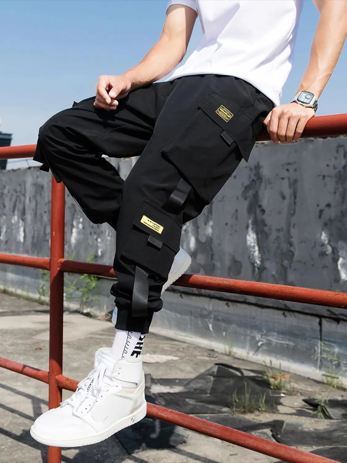 Streetwear Hip Hop Pants Cargo Pants Joggers Casual Active Sports Sweatpants for Men Couple Women Unisex