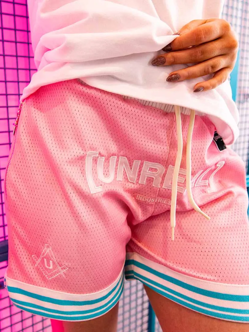 UNREAL Team shorts Miami Pink