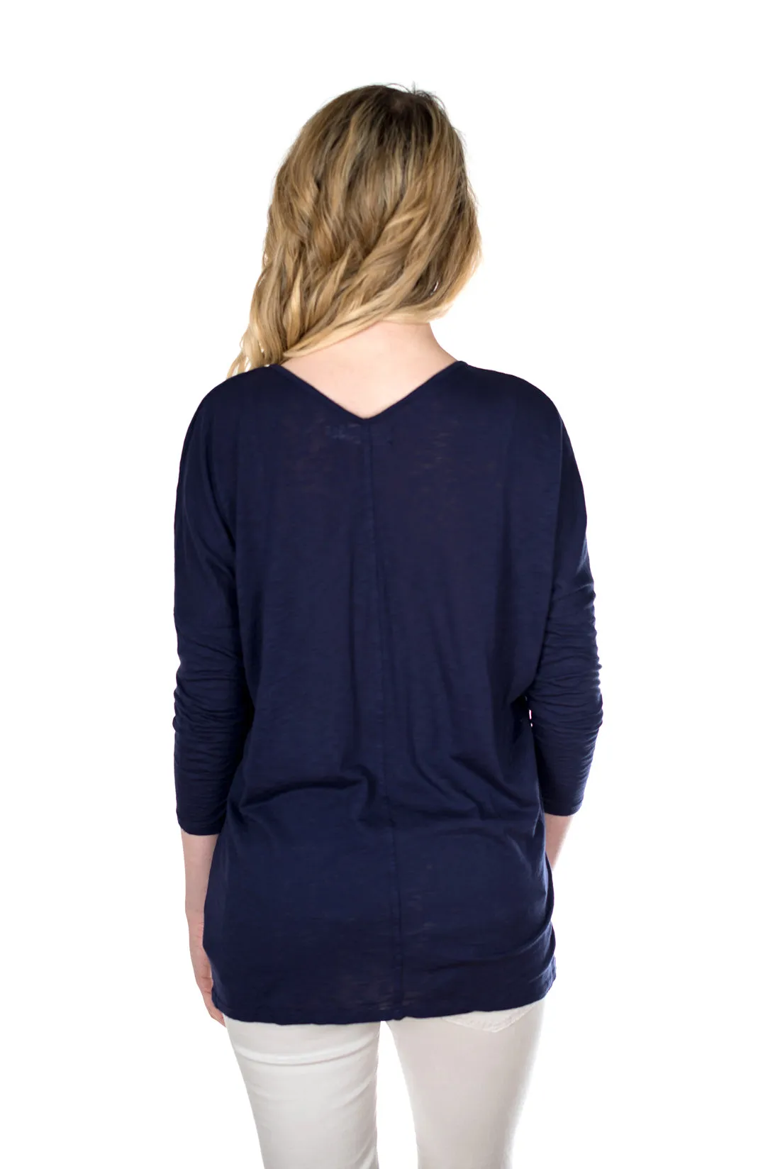 Velvet by Graham & Spencer Vasena 3/4 Sleeve V Neck Top - FINAL SALE