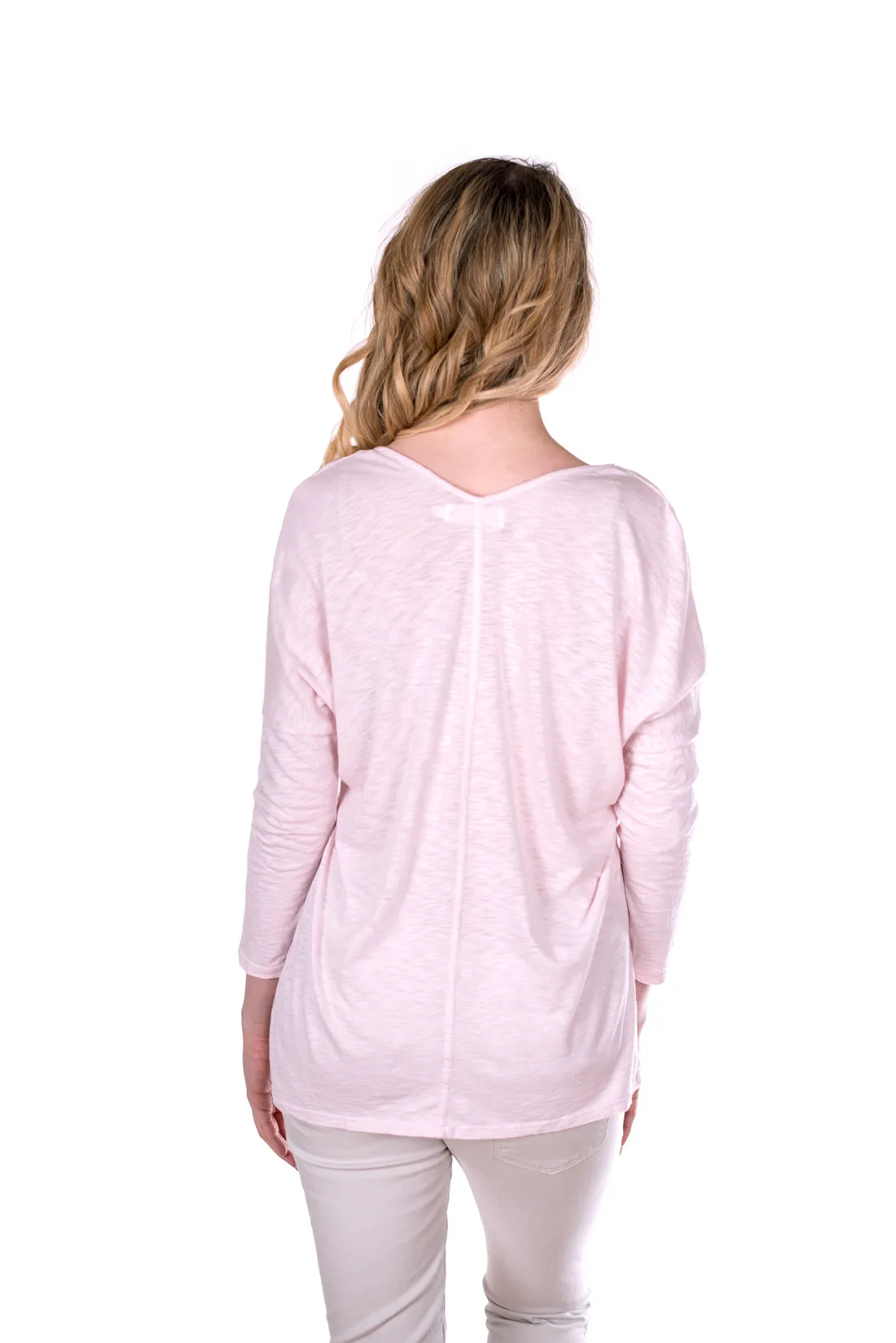Velvet by Graham & Spencer Vasena 3/4 Sleeve V Neck Top - FINAL SALE