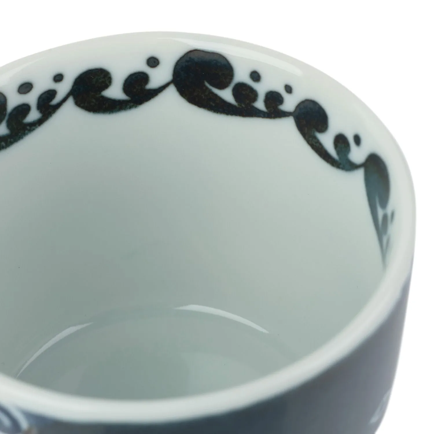 Whale Indigo Blue Japanese Cup