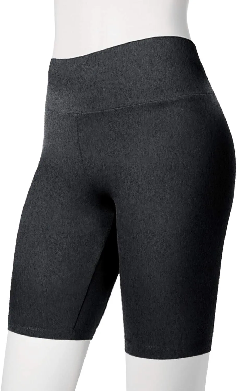 Women's Biker Shorts Buttery Soft High Waist Mid Thigh Cotton Spandex Pants