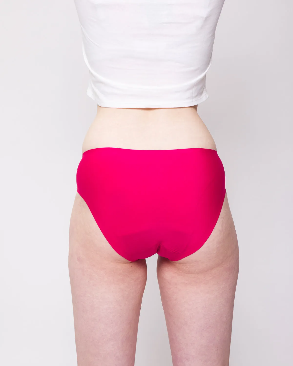 WUKA Teen Stretch Seamless Period Pants Red - Heavy Flow