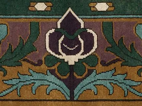 Wyndham Border Hand Knotted Rug